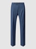 JOOP! Collection Modern fit pantalon met persplooien, model 'Brad' Blauw