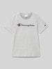 CHAMPION T-shirt met labelprint Middengrijs gemêleerd