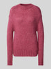 Marc O'Polo Denim Strickpullover mit Rundhalsausschnitt Fuchsia