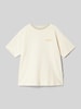 Jack & Jones T-Shirt mit Rundhalsausschnitt Modell 'ORRETIRO' Ecru