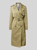 Fuchs Schmitt Trenchcoat met tailleriem Kaki