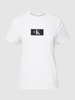 Calvin Klein Underwear T-Shirt mit Label-Print Weiss