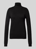 Vero Moda Shaped Fit Rollkragenpullover mit Glitzer-Effekt Modell 'HAPPYSHINE' Black