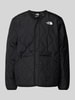 The North Face Gewatteerd jack met labelprint, model 'AMPATO' Zwart