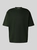 SELECTED HOMME Loose fit T-shirt van katoenmix Olijfgroen
