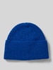 Jake*s Casual Beanie mit breiter Krempe Blau