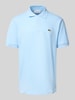 Lacoste Regular fit poloshirt van puur katoen Lichtblauw