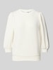 Selected Femme Sweatshirt mit 3/4-Arm Weiss