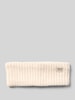 Barts Hoofdband met viscose in gebreide look, model 'Zias' Offwhite
