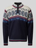 Dale of Norway Strickpullover mit Stehkragen Modell 'Vail' Marine