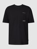 Only & Sons T-shirt met motiefprint Zwart