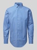 Christian Berg Men Regular Fit Business-Hemd mit Button-Down-Kragen Royal