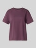 Stefanel T-shirt z czystej bawełny Fioletowy