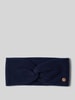 Fraas Kasjmier hoofdband met labelapplicatie Donkerblauw