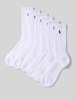 Polo Ralph Lauren Underwear Sokken met labelstitching in een set van 6 paar Wit
