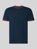 MCNEAL Regular Fit T-Shirt aus reiner Baumwolle Dunkelblau