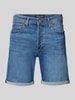 Jack & Jones Regular Fit Jeansshorts im 5-Pocket-Design Modell 'RICK' Blau