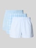 Jack & Jones Boxershort met elastische band in een set van 3 stuks, model 'MILANO' Marineblauw