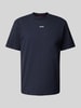 HUGO T-Shirt mit Label-Print Modell 'Dapolino' Marine