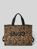 Liu Jo White Tote bag met labeldetail Camel