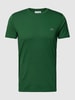 Lacoste T-shirt in effen design, model 'Supima' Groen