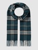Fraas Schal mit Tartan-Karo Dunkelgrün