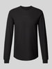 G-Star Raw Longsleeve mit Sturkturmuster Black