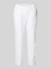 TONI Regular Fit Jogpants mit verkürztem Schnitt Modell 'Sue' Weiss