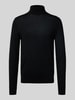 Tiger Of Sweden Gebreide coltrui, model 'Neville' Zwart