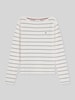 Tommy Hilfiger Sweter o kroju regular fit z mieszanki bawełny Biały