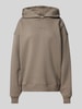 LeGer by Lena Gercke Hoodie mit Label-Stitching Modell 'Abby' Taupe