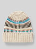 Barts Beanie mit Label-Detail Modell 'TRAVVIS' Offwhite