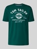 Tom Tailor Regular fit T-shirt van puur katoen Donkergroen