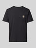 Carhartt Work In Progress T-Shirt mit Brusttasche Black