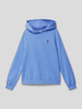 Only Hoodie mit Motiv-Stitching Modell 'NOOMI' Blau
