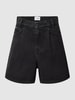 Get Up the Movie x P&C* Jeansshorts mit Bundfalten - Get up the Movie x P&C Black