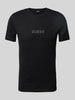 Guess Activewear T-Shirt mit Label-Print BLACK