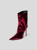 Alexandre Vauthier Stiefeletten mit Pfennigabsatz   Metallic Rosa
