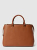 Lauren Ralph Lauren Shopper van leer, model 'Hanna' Cognac 