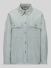ONLY Relaxed Fit Hemdjacke aus reiner Baumwolle Modell 'MOXIE' Schilf