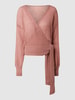 V by Vera Mont Cardigan in Wickel-Optik ROSE GOLD