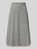 s.Oliver RED LABEL Midirok van katoenmix Lichtgrijs gemêleerd