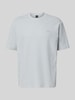BOSS Orange Regular Fit T-Shirt aus reiner Baumwolle Modell 'Te_Rib' Eisblau