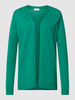 s.Oliver RED LABEL Cardigan in effen design Smaragdgroen