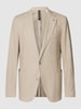 Strellson 2-knoops colbert met all-over motief, model 'Acon' Beige