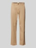 Blend Regular Fit Chino mit Eingrifftaschen Modell 'MADDOX' Beige