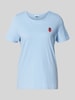 s.Oliver RED LABEL Regular fit T-shirt van puur katoen Bleu