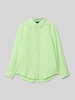 Polo Ralph Lauren Teens Regular fit linnen overhemd met button-downkraag Lichtgroen