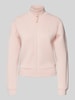 Guess Activewear Sweatjacke mit Stehkragen Modell 'NEW ALLIE' Rose