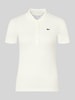 Lacoste Sport Slim fit poloshirt van puur katoen Offwhite